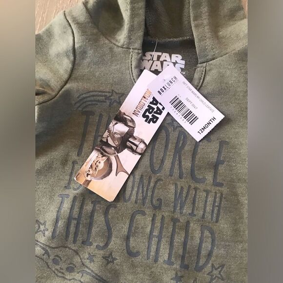 NWT … STAR WARS “Size: 12 Months” The Force Is Strong With This Child Ou… - Picture 5 of 5
